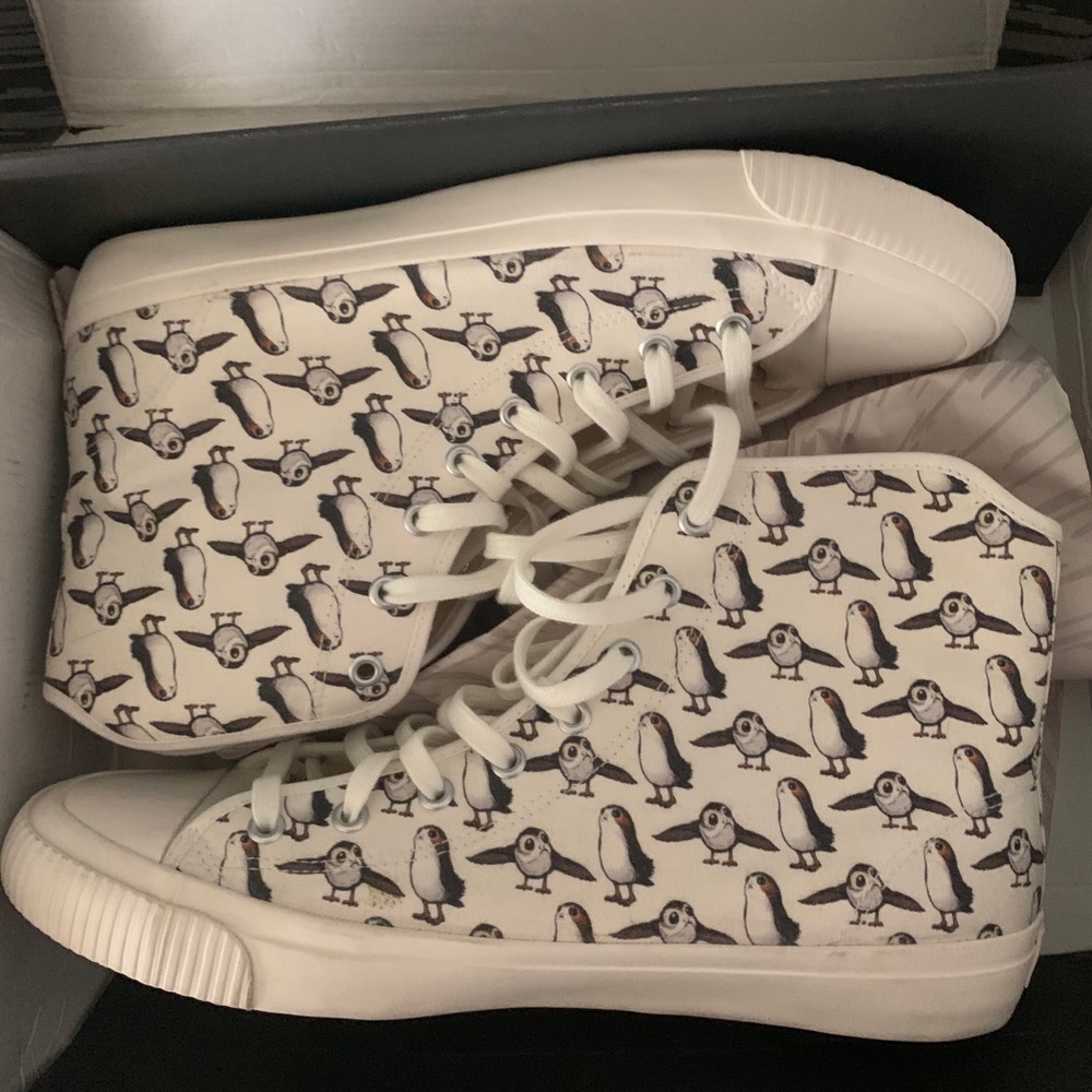 Po-Zu New Star Wars Porg High Top Sneakers